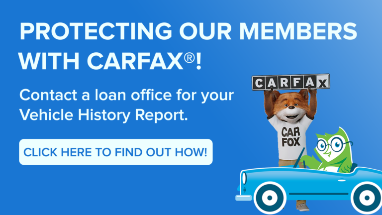 Web banner of the CARFAX deal. The logo links to the CARFAX site with more details.